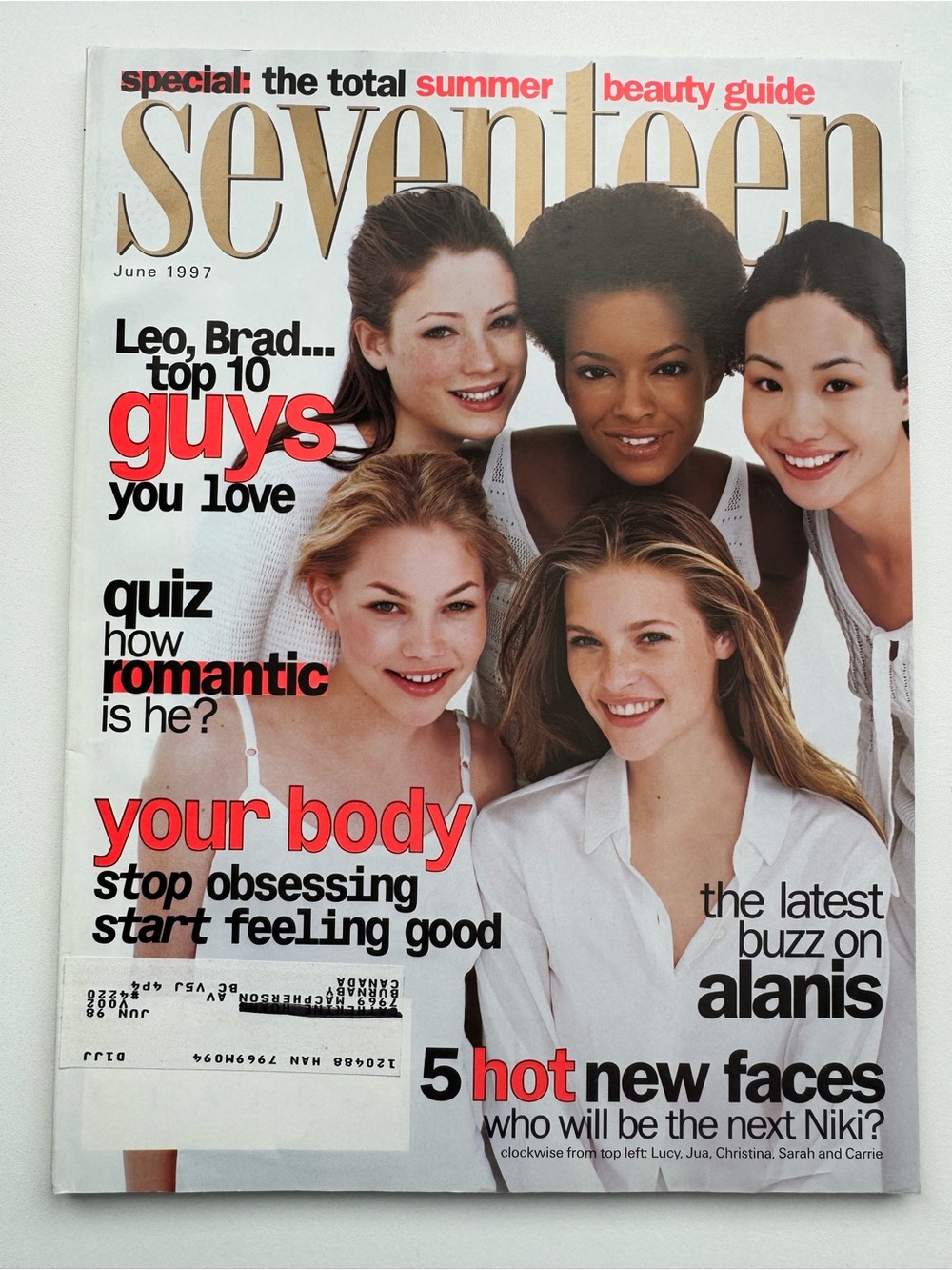 Seventeen 17 Teen Magazine June 1997